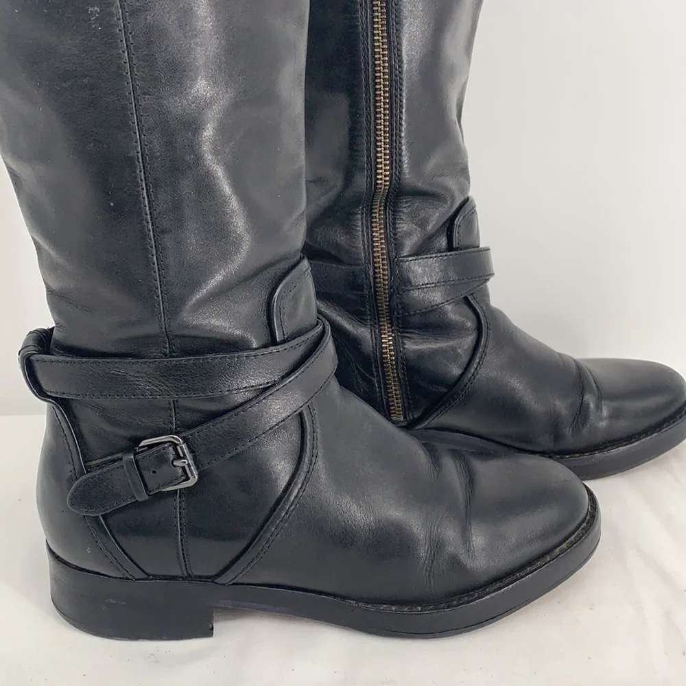 Coach Black Leather ELM BOOT Sz5 - Picture 8 of 16